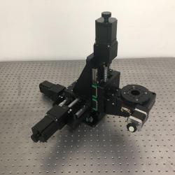 Motorized XYZ Rotating Micro Positioning Stage