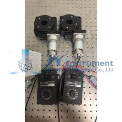 Customized DC Motor Rotary Stage with 24V DC Motor and Speed Regulator