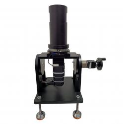 Single Axis Motorized Rotary Stage with Adjustable Tilt Angle
