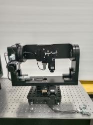 Motorized XYZ Rotary Stage with Slip Ring